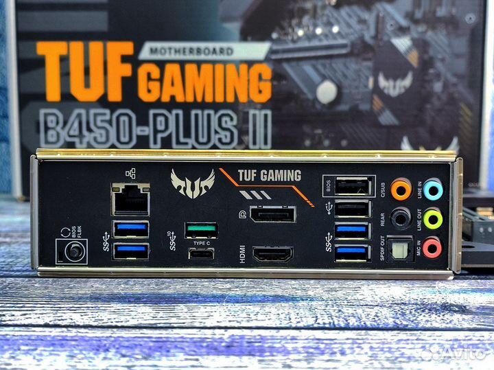 Материнская плата asus TUF gaming B450-plus II