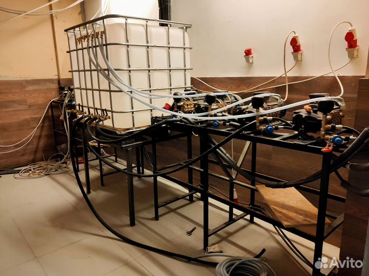 Монтаж, установка, то оборудования на автомойке