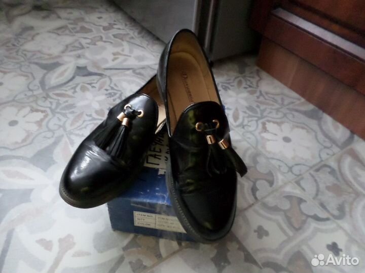 Туфли-лоферы размер 37