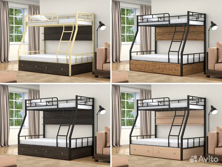 Двухъярусная детская кровать