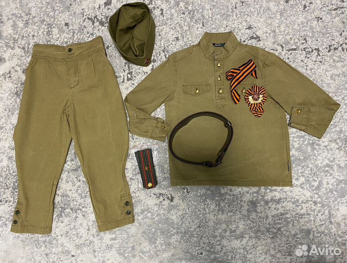 Прокат Костюм солдата советской армии 122-128р