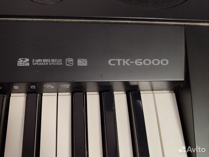 Синтезатор casio ctk 6000 + стойка в подарок