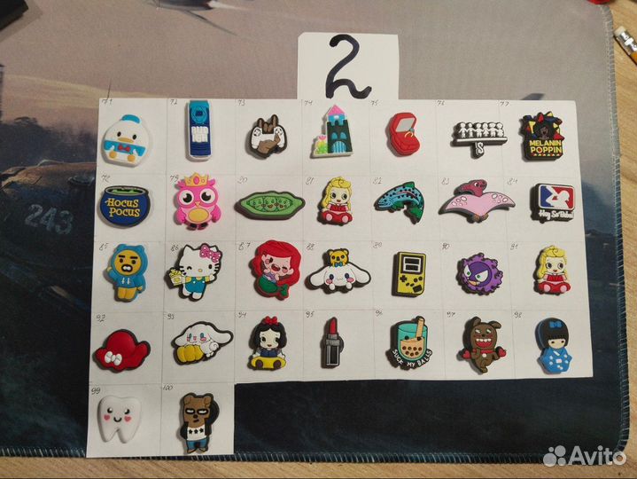 Jibbitz для crocs