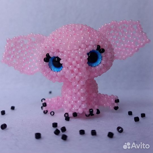 Игрушка из бисера (амигуруми из бисера) на заказ