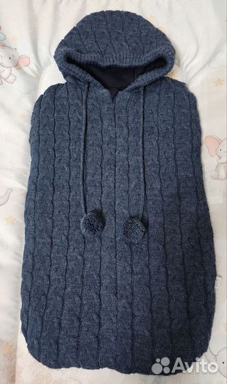 Конверт вязаный на выписку