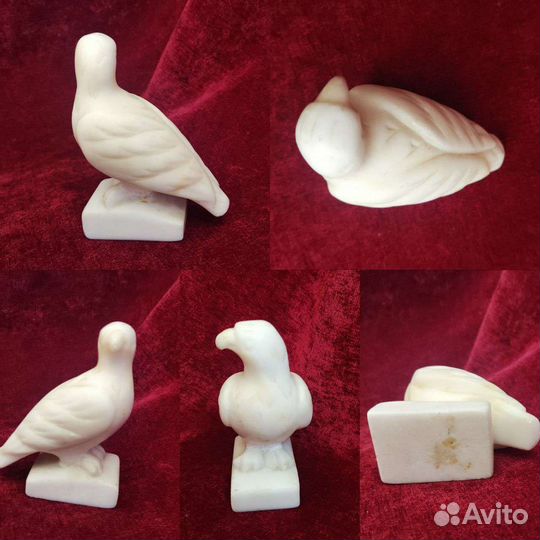 Пепельница мраморная СССР, мраморные фигурки