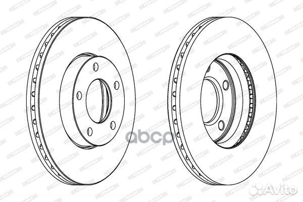 Диск тормозной передний mazda 3 1.4/1.6L all