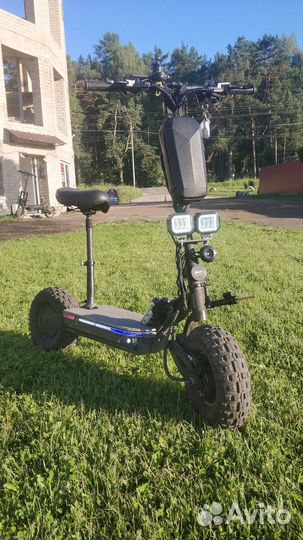 Электросамокат 70км/ч полный привод
