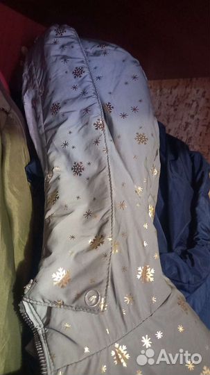 Куртка зимняя на девочку светоотражающая