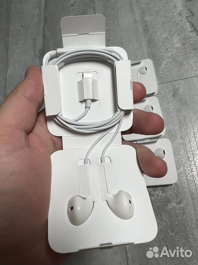 Новые оригинальные наушники Apple iPhone