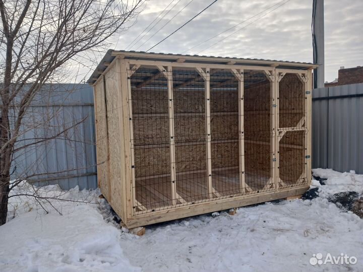 Вольеры для собак новые