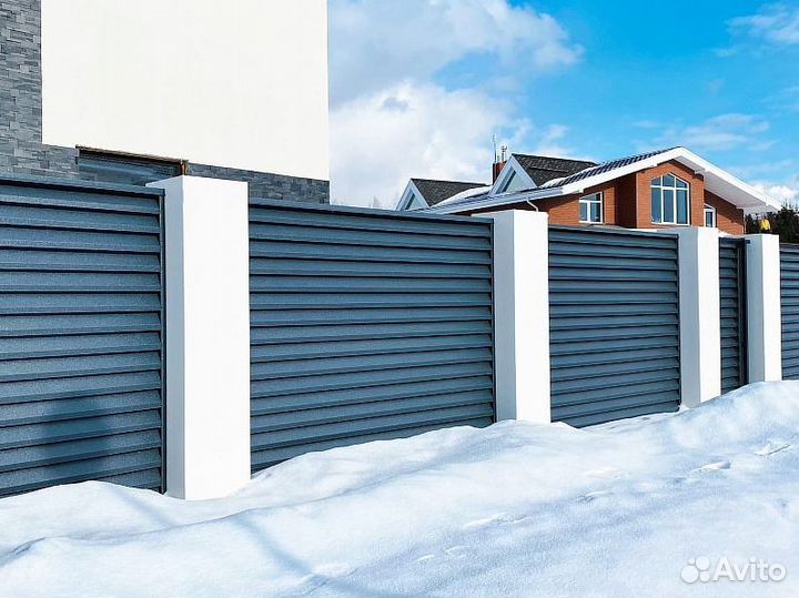 Забор жалюзи