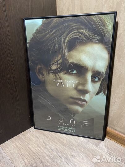 Постер Дюна с Тимоти Шаламе