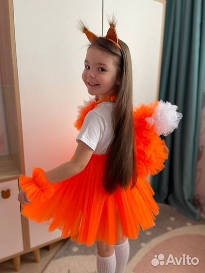 Костюм прокат Лиса, Белка, Кошка, Морковь