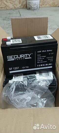 Аккумулятор 12v7Ah