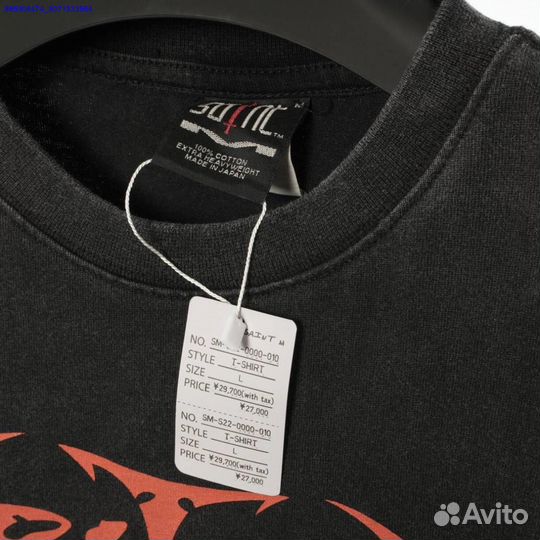 Черный лонгслив от Saint Michael – ваш идеальный выбор