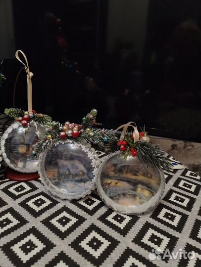 Комплект новогодних игрушек