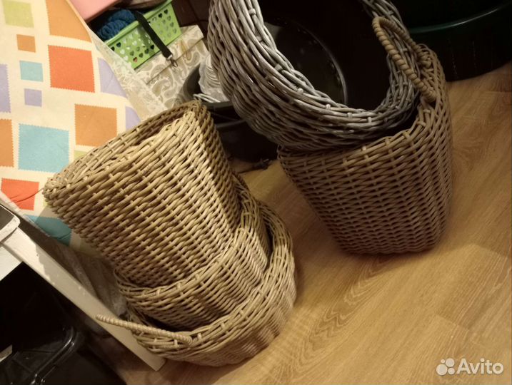 Кашпо для цветов, любой объем, цвет разный