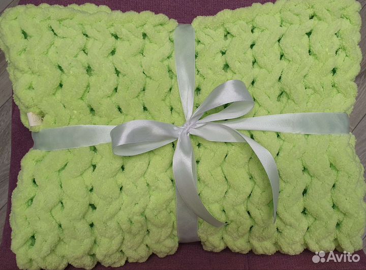 Подарок на выписку. Плед детский плюшевый