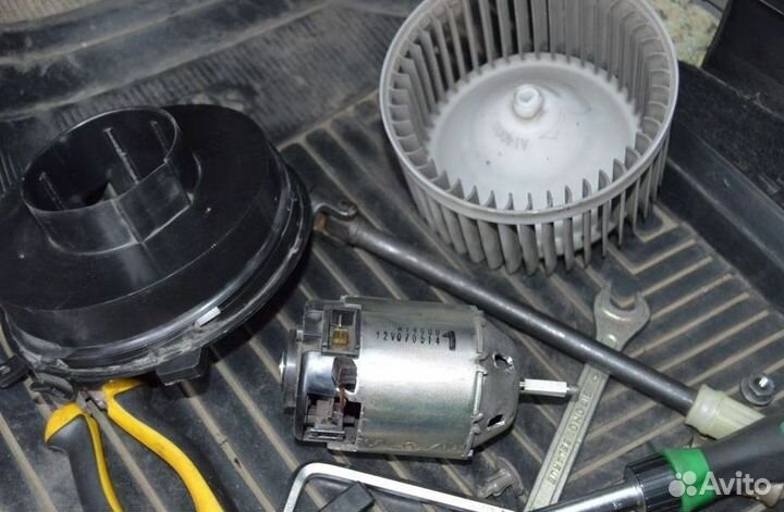 Ремонт мотора печки Фиат
