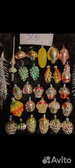 Елочные игрушки СССР