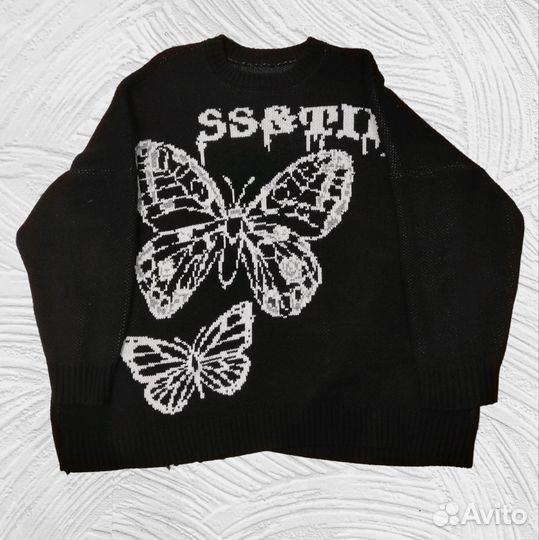 Тёпллый свитер б/у