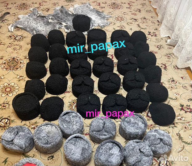 Каракуль Ушанки, Бейсболка Натуральные