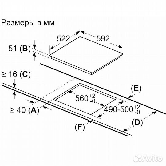 Электрическая варочная панель Bosch PUG61RAA5E Новая