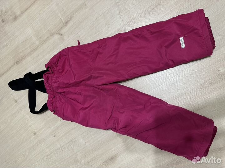 Зимние брюки для девочек, полукомбинезон