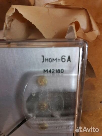 Встраиваемый амперметр 6А СССР