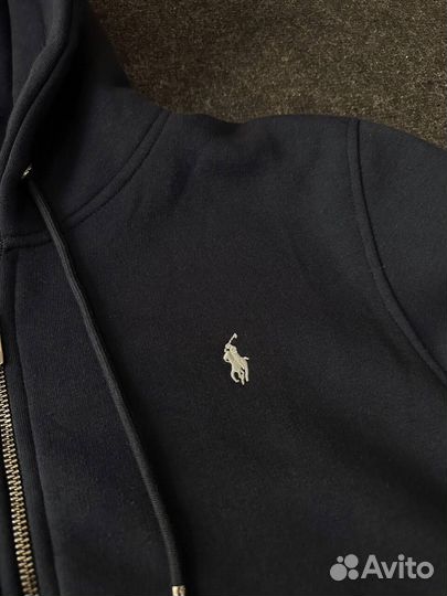 Зип худи Polo Ralph Lauren синее новое