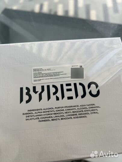 Духи byredo eyes closed новые 100 мл