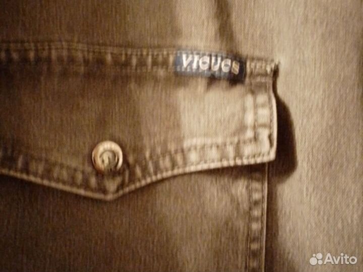 Рубашка мужская джинсовая 60-62