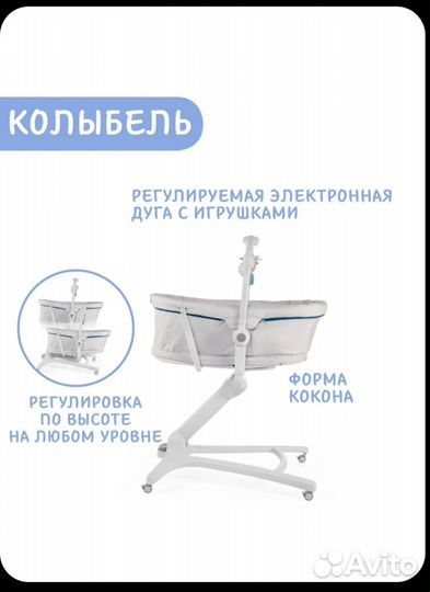 Кроватка колыбель Chicco baby HUG 4 в 1