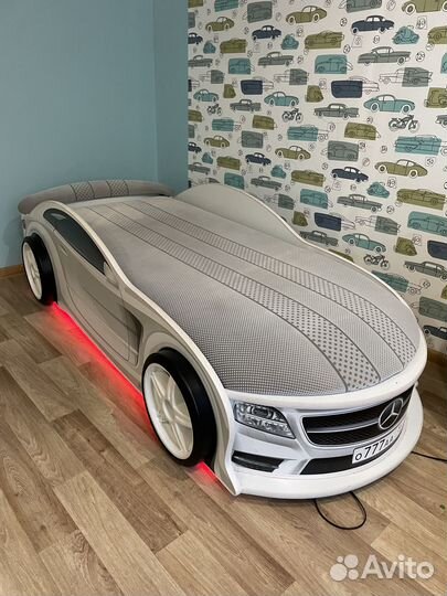 Детская кровать машина бу