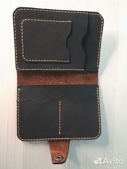 Портмоне ручной работы из натуральной кожи