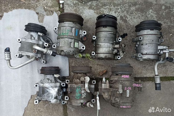 Компрессор кондиционера mitsubishi chariot