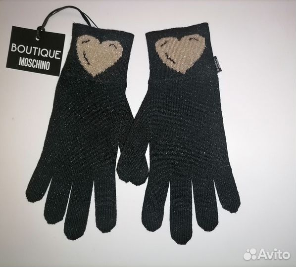 Новые перчатки Boutique Moschino Италия Оригинал
