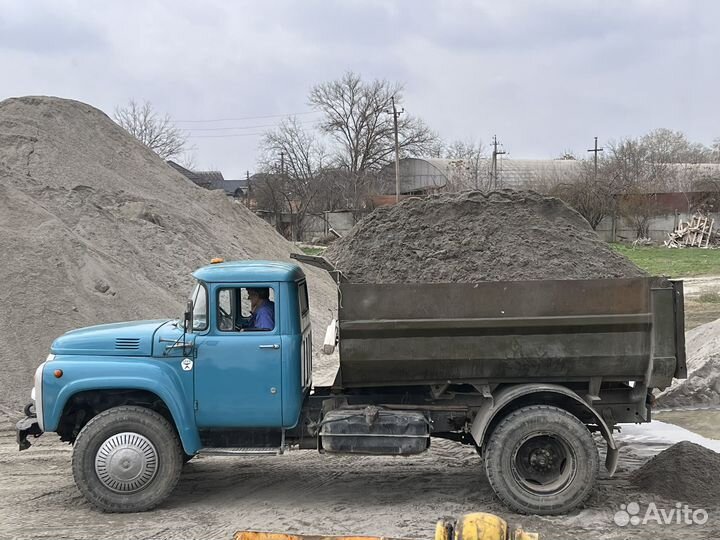 Песок речной мытый Песок желтый Отсев Щебень Гпс