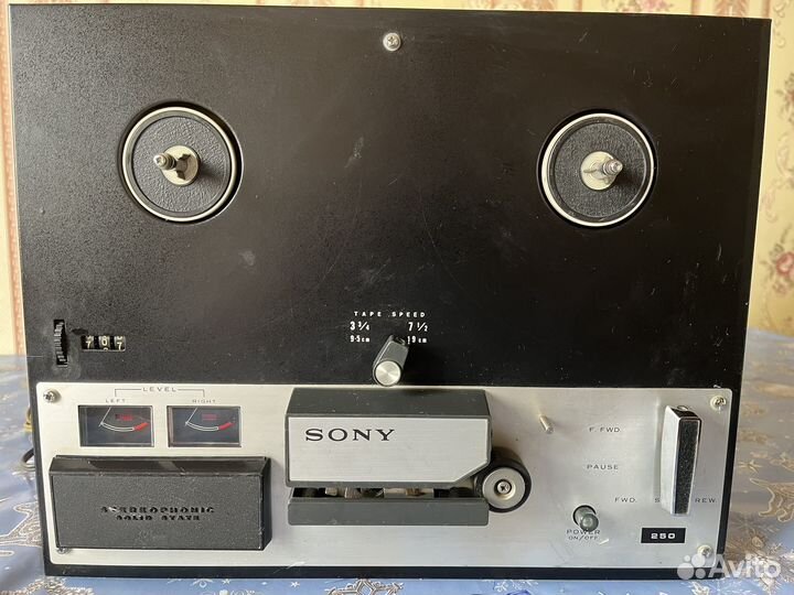 Катушечный магнитофон sony TC-250A