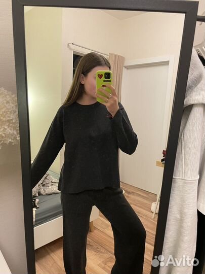 Шерстяной костюм женский mango