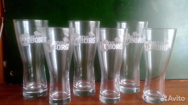Стаканы Tuborg (Дания) 0,3л и 0,5л