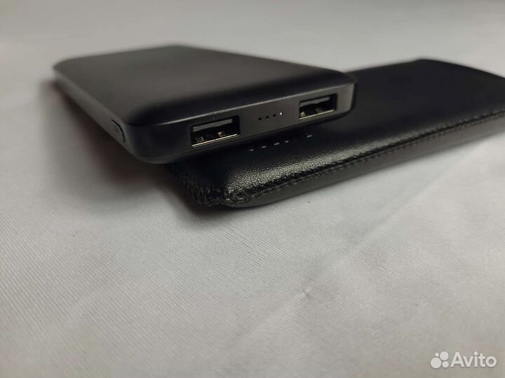 Power bank xiaomi 10000, 20000mah тонкий + чехол
