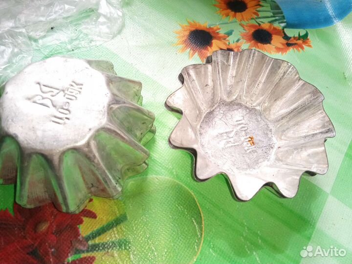 Формочки для кексов и печенья СССР