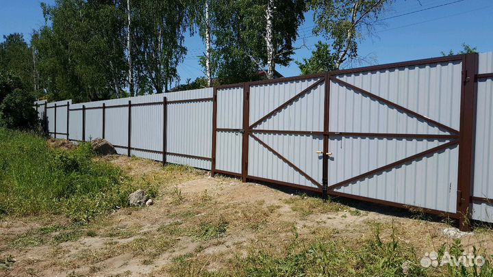 Монтаж заборов