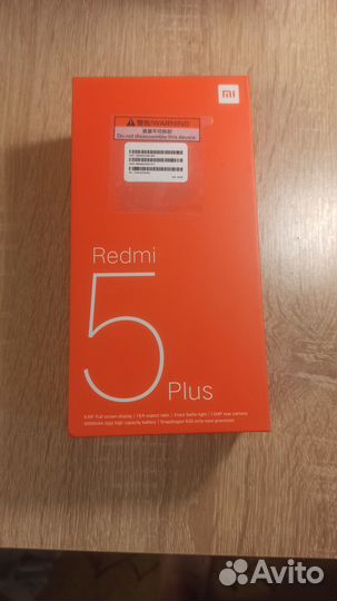 Xiaomi Redmi 5 Plus, 3/32 ГБ