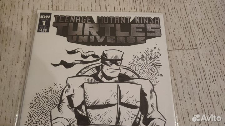 Комикс и скетч-карты Черепашки-ниндзя