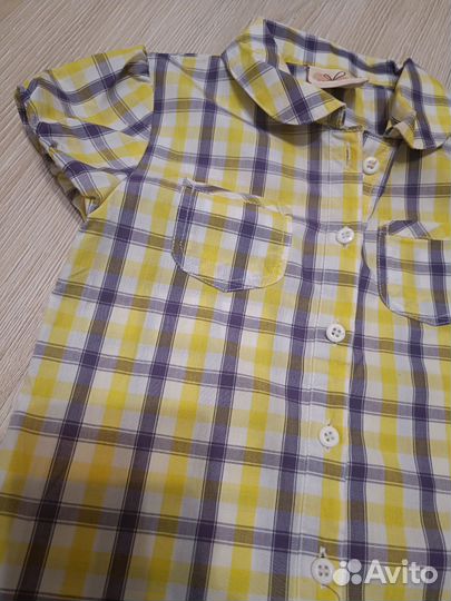 Рубашка для девочки futurino размер 98-104