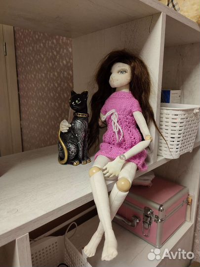 Интерьерная кукла ручной работы