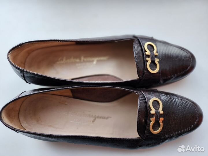 Туфли женские лоферы 39 р Salvatore Ferragamo